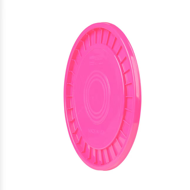 Project Source 5-gallon Pink Plastic Bucket lid