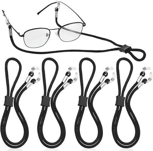 🕶️ 4PCS Adjustable Eyeglasses Strap – Secure & Comfortable Fit