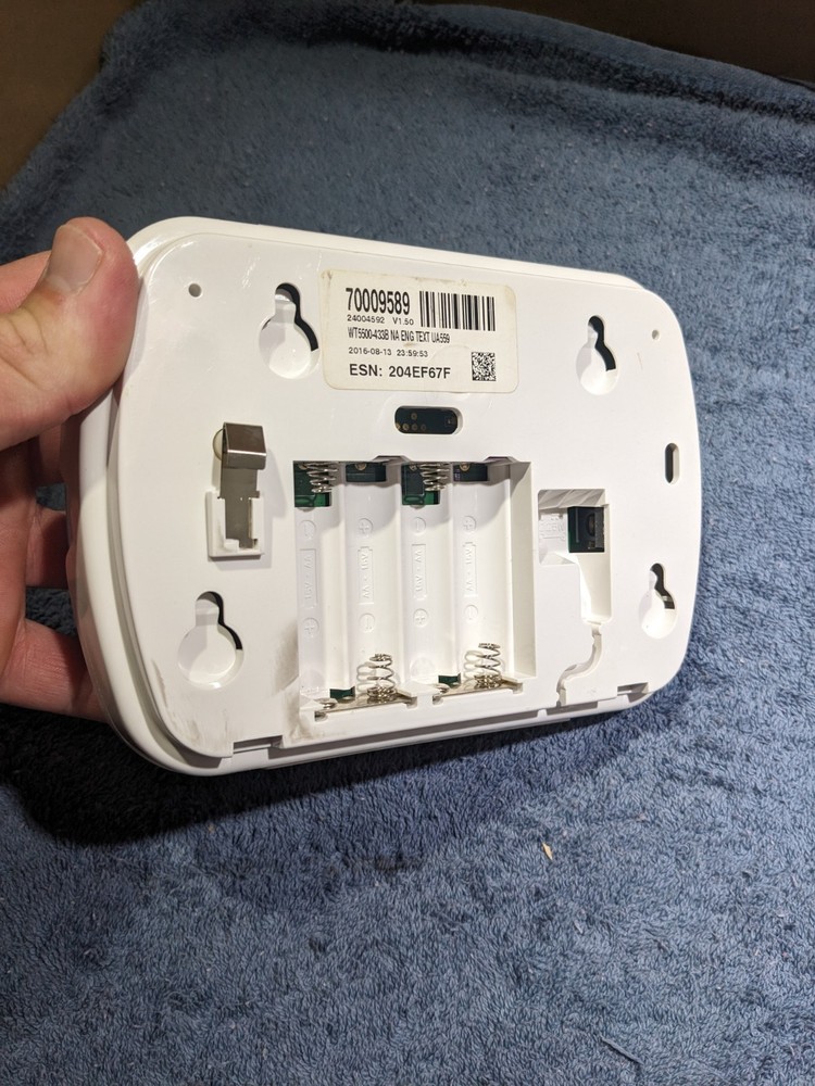 DSC WT5500-433B Home Security System Control Panel - No Backplate