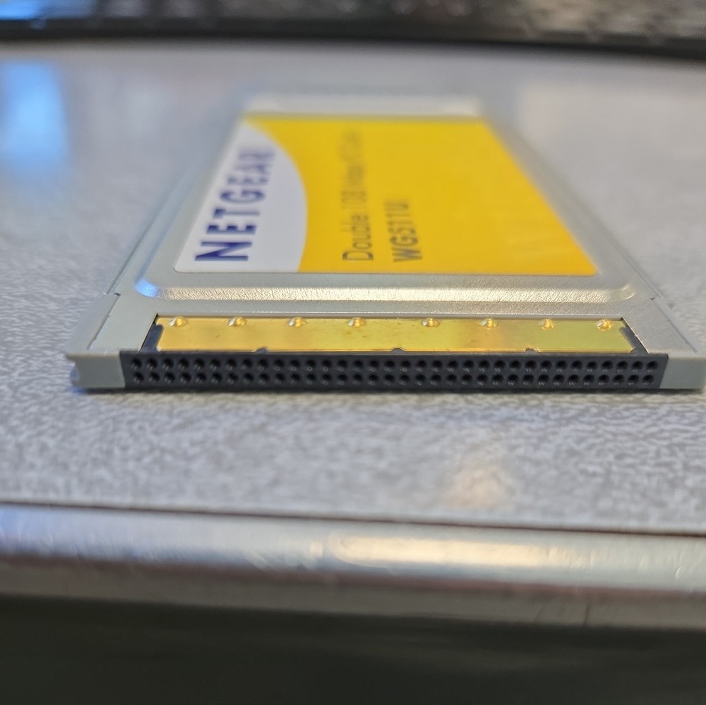 Netgear Double 108Mbps Wireless PC Card WG511U untested