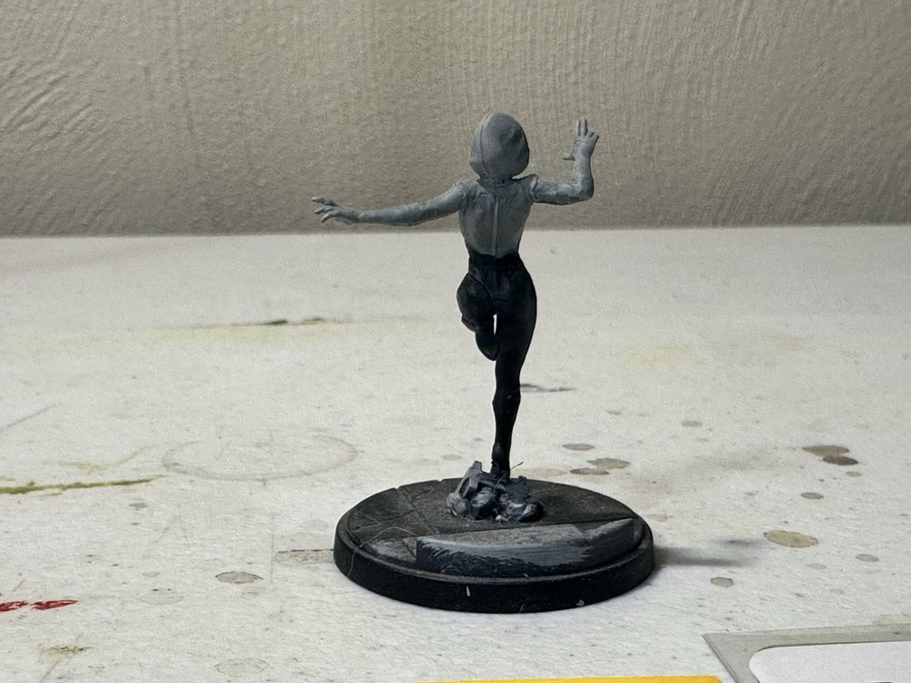 GHOST-SPIDER Marvel Crisis Protocol Painted With cards