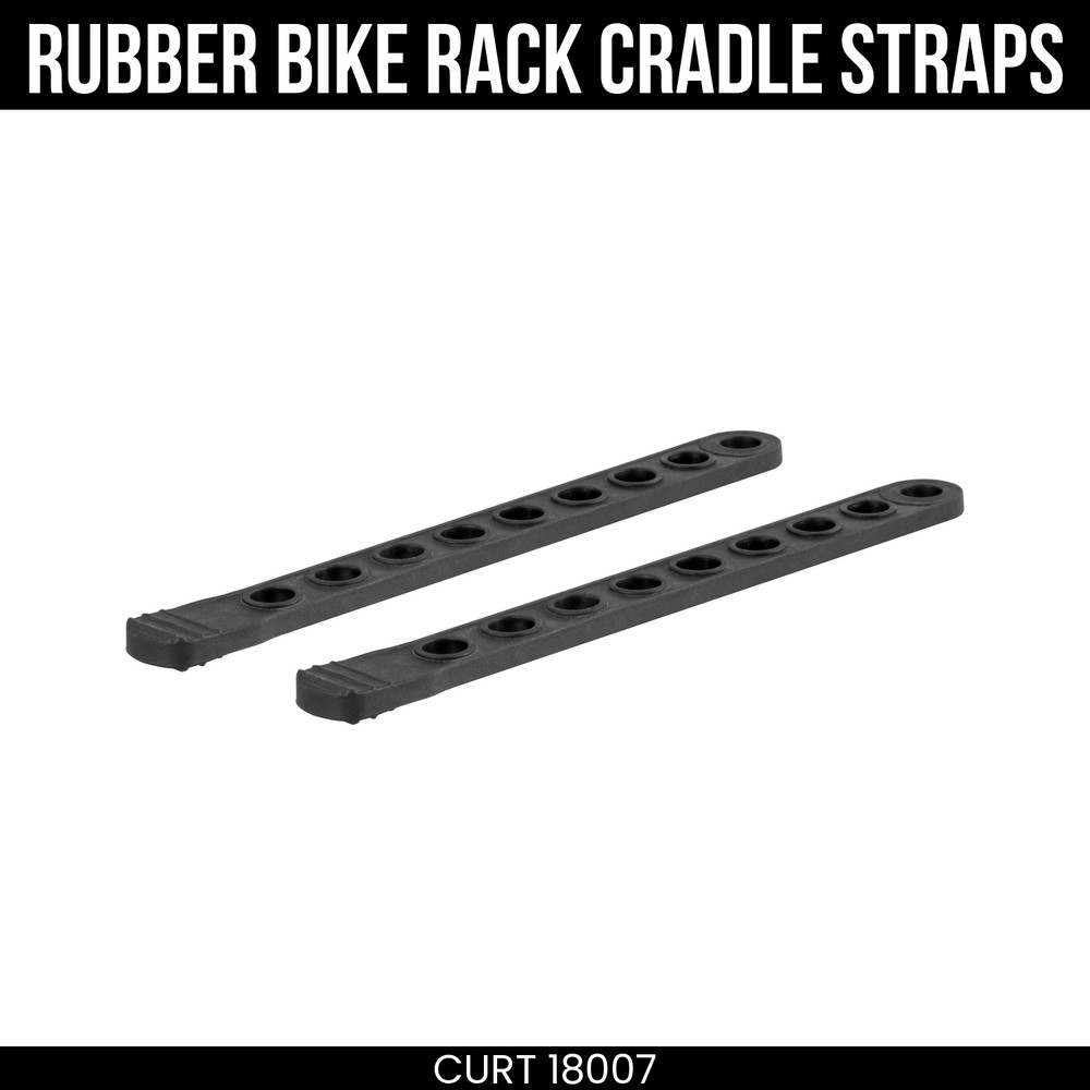 CURT Bike Rack Cradle Straps Rubber 2-Pack 18007