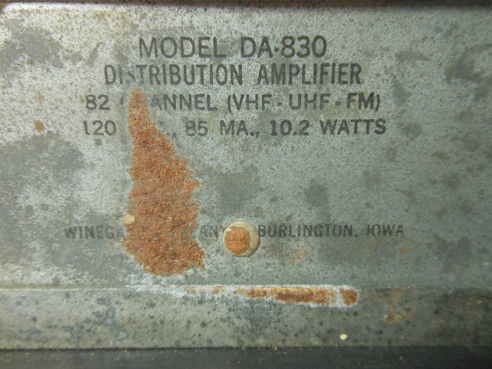Winegard Model DA-830 Distribution Amplifier