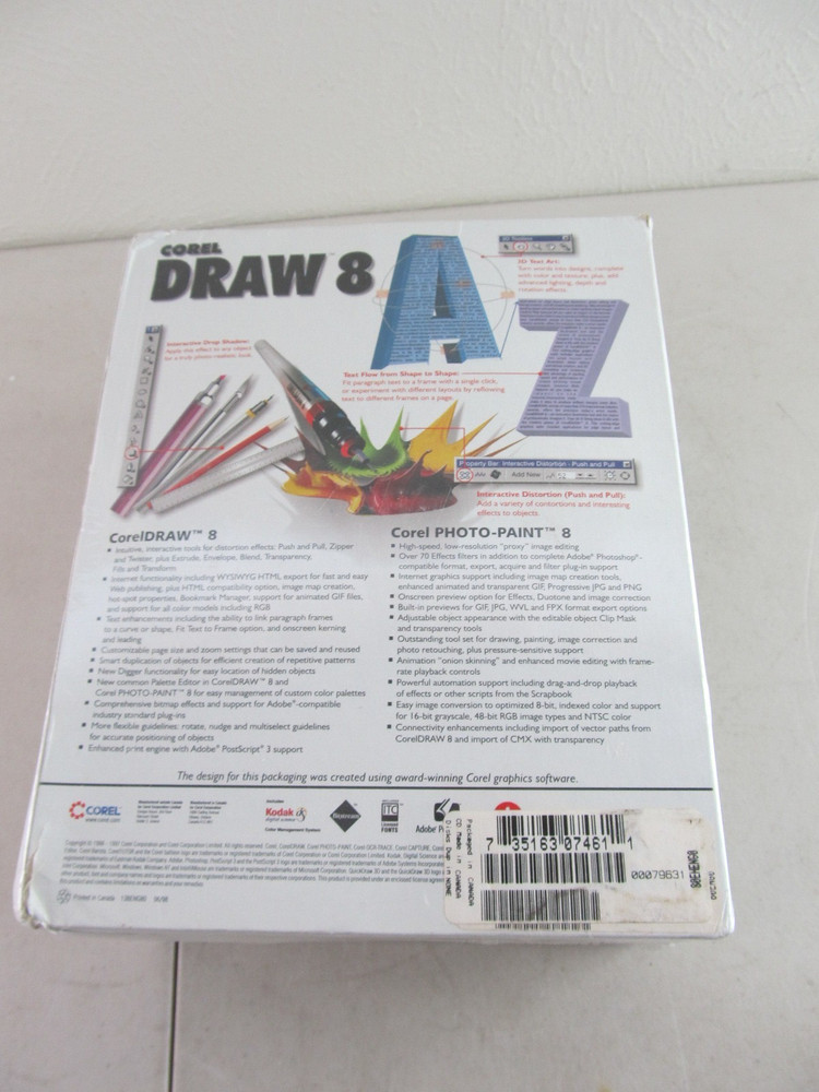 Coreldraw 8 New, Sealed Box