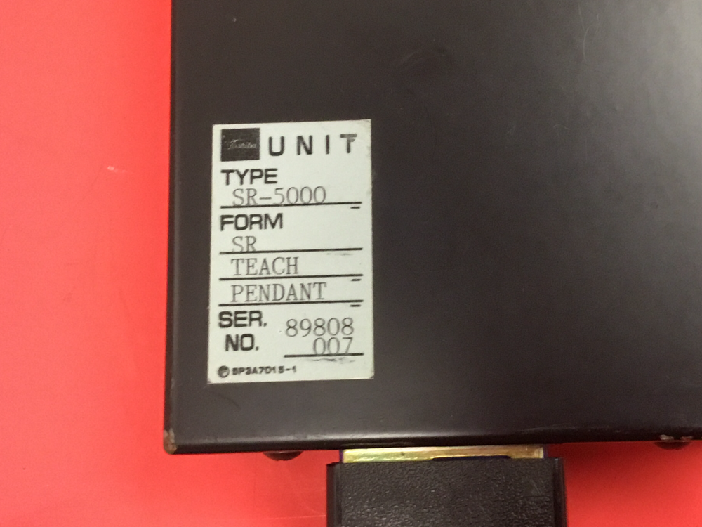 Toshiba - SR-5000 - SR Teach Pendant