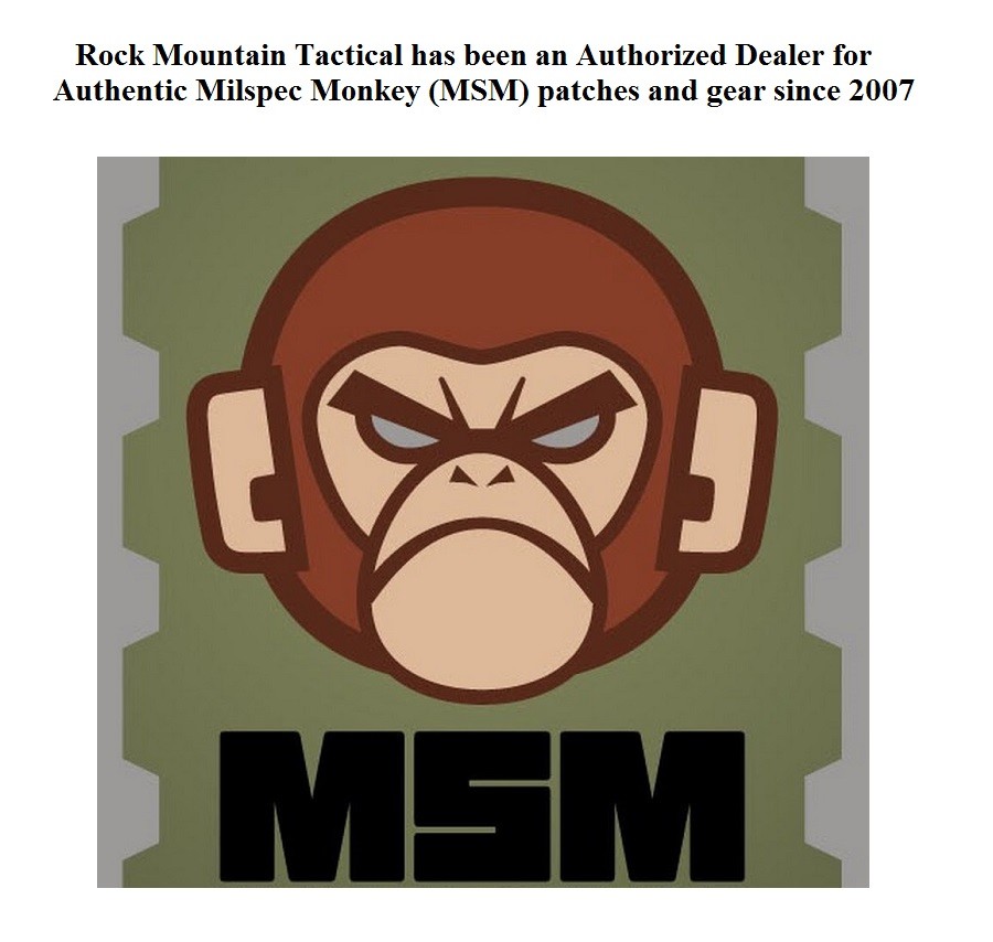 NEWEST Milspec Monkey MSM LARGE Patch Panel Admin Pouch - LAMINATE - All Colors!