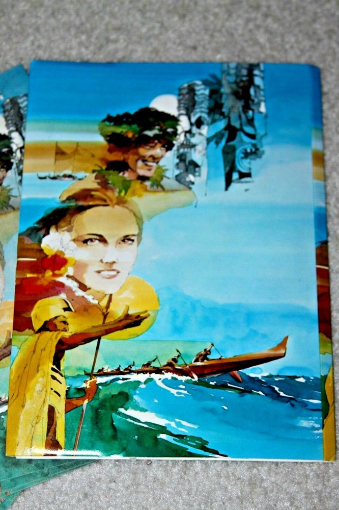 Rare Vintage 1970's Hawaiian Fold A Notes - 12 Notes per Folder