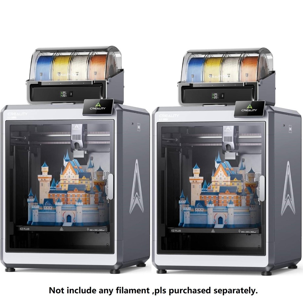 【2-Pack】Creality K2 Plus Combo 3D Printer Multi Color Printing