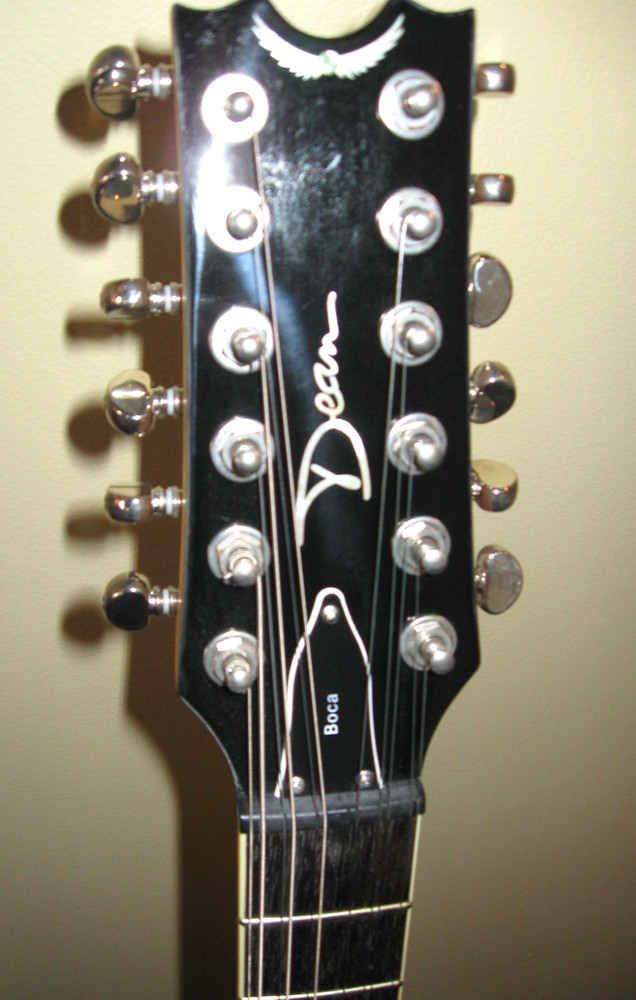 DEAN BOCCA 12 STRING ELETRIC GUITAR & HARDSHELL CASE