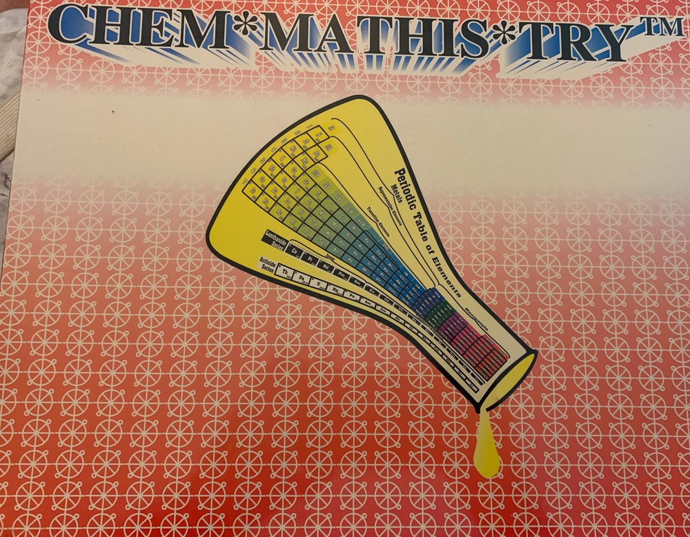 CHEM * MATHIS * TRY - BOARD GAME - aids in the learning chemical element Sealed