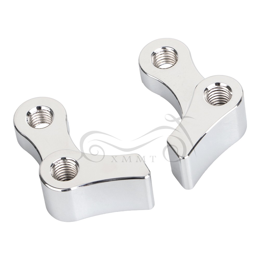 Chrome 1" Adjustable Lowering Kit For Harley Dyna Super Glide FXD Custom FXDC