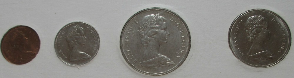 1971 Canada Year Set. 6 UNC COINS RJ