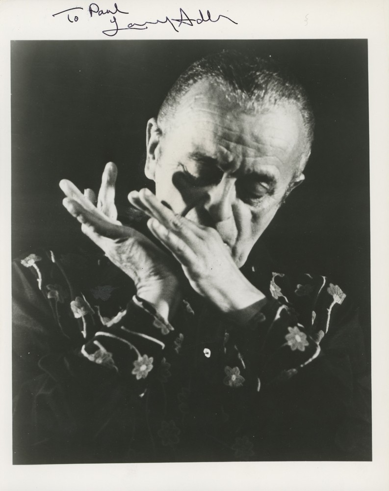 [Harmonica] Adler, Larry. (1914–2001): Signed Photograph