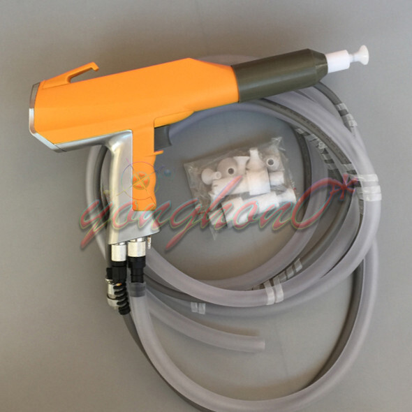 electrostatic powder coating spray gun with wire 3 pins