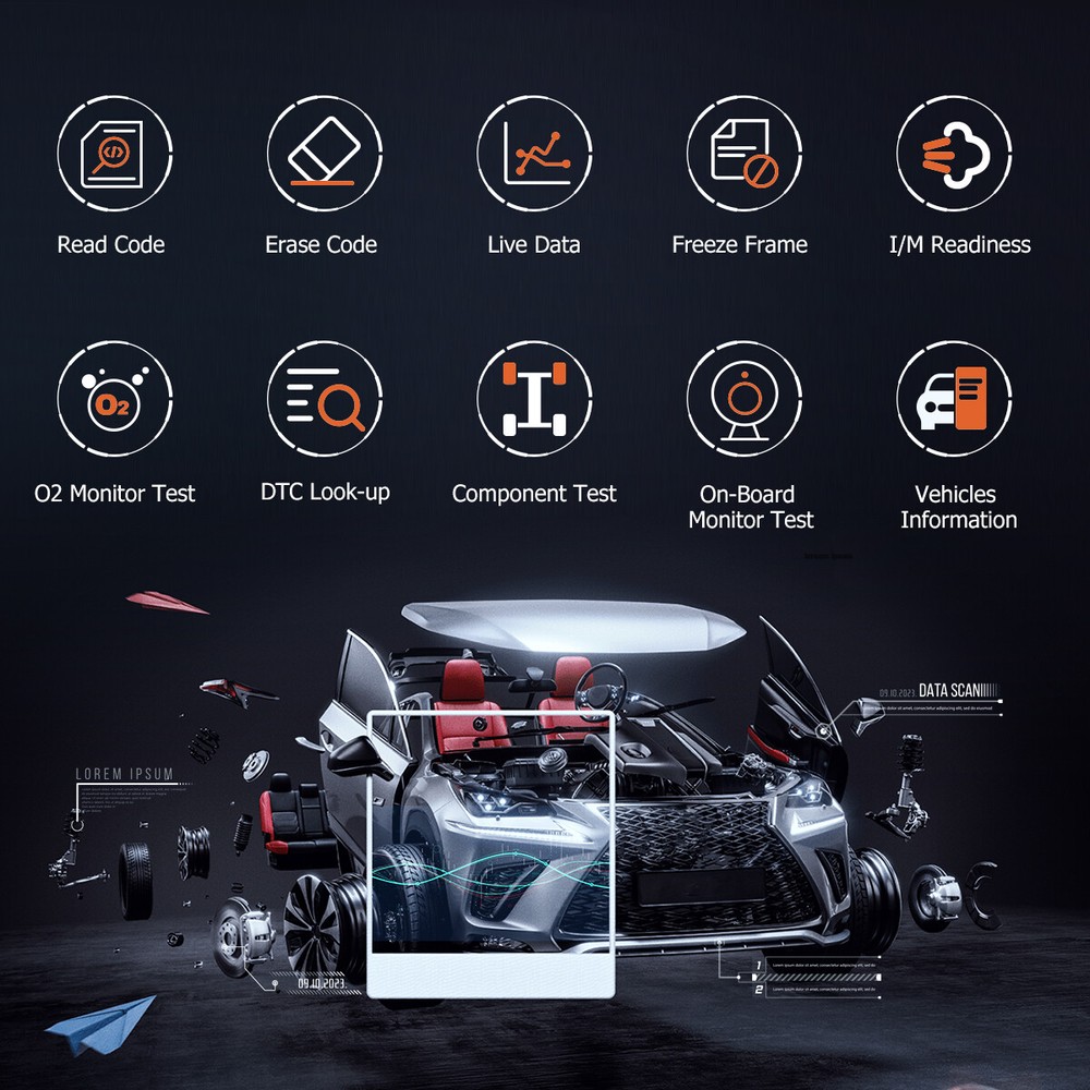 OBDPROG M500 Mileage Odometer Correction Diagnostic Oil Reset Tool Code Reader