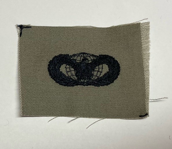 USAF Air Force Security Forces ABU Sew-On Basic Badge, New