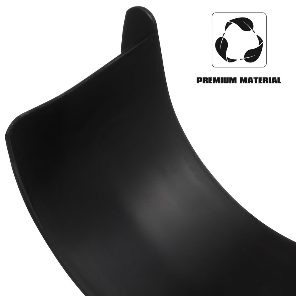 6pcs Pool Table Pockets, Plastic Black Billiard Pocket Liner 4 Medium,