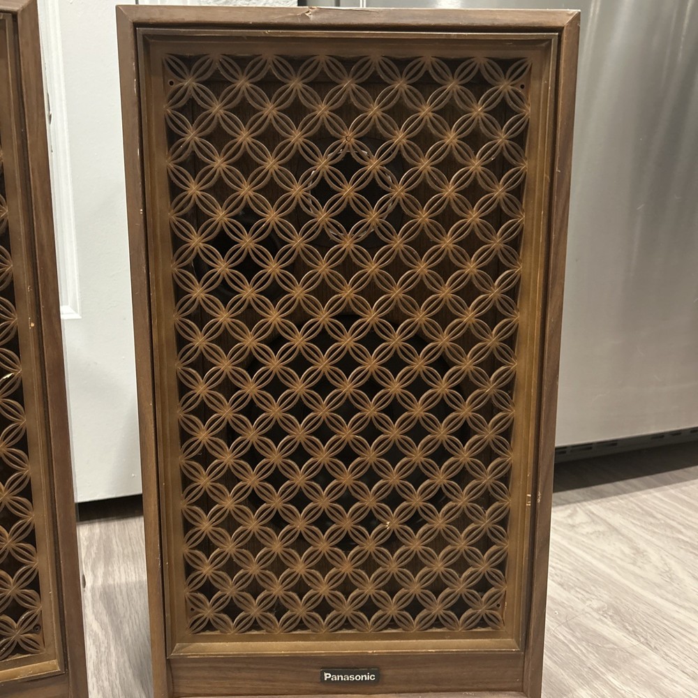 Vintage Panasonic 2 Way Stereo Speakers