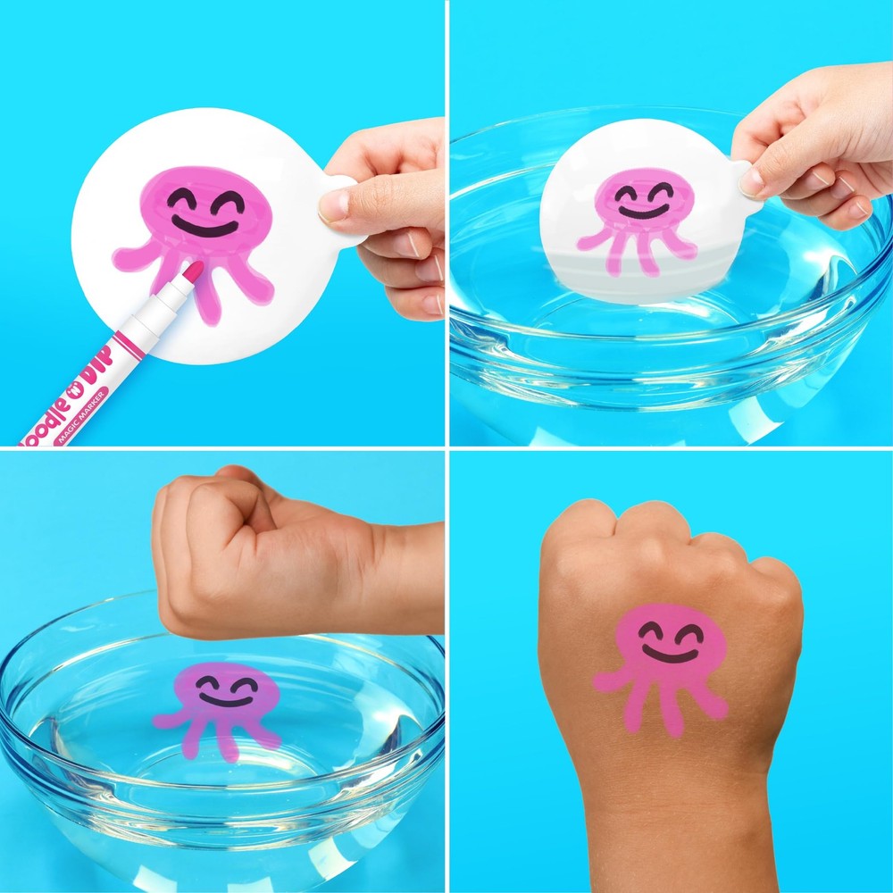 Zimpli Kids Doodle N Dip, Draw and Float Your Pictures 2 Pack Bundle, Multi