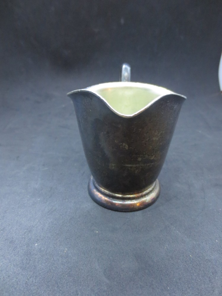 Vintage 3" Silver Creamer - Victor S. Co.
