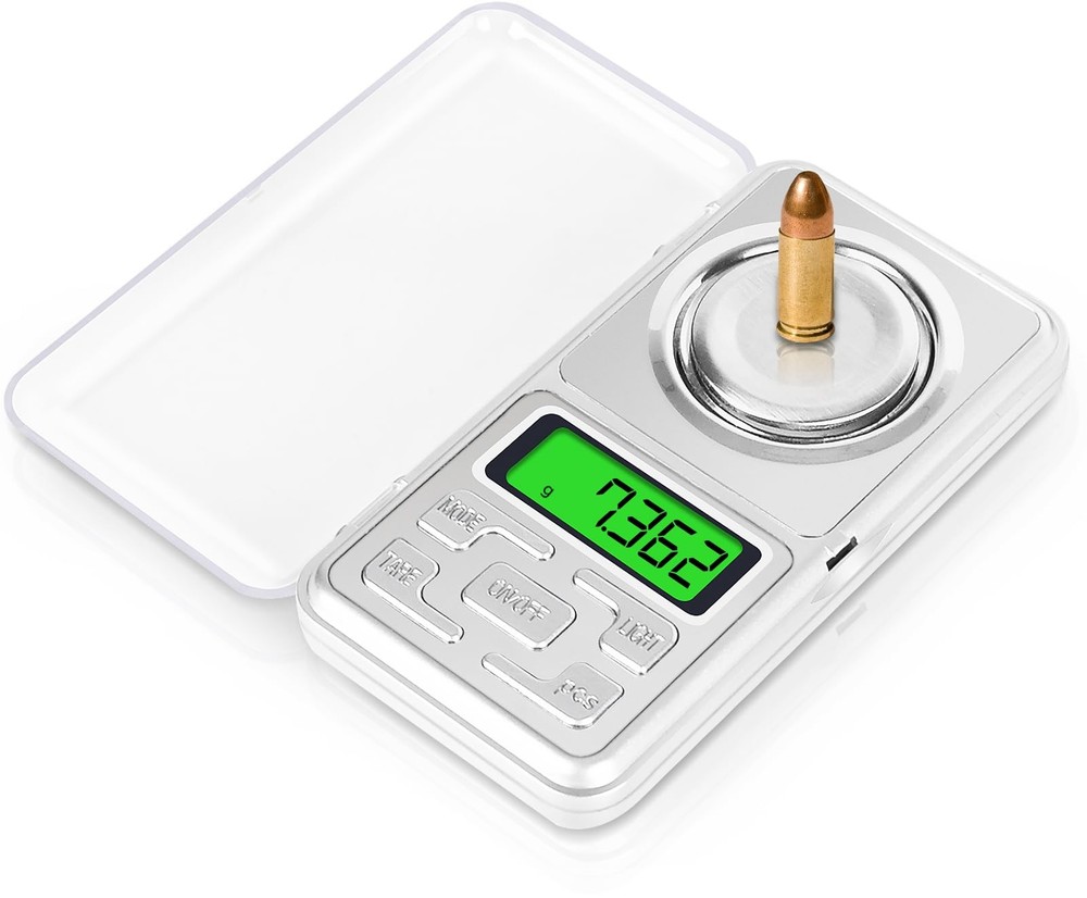 THINKSCALE Digital Reloading Scale 1500 Grain / 0.1gn with LCD Display for Re...