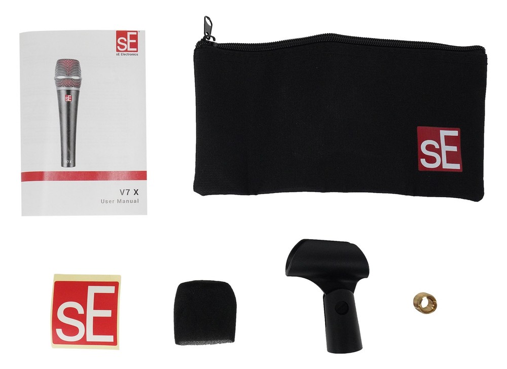 Se Electronics V7 X Dynamic Instrument Microphone Studio/Stage Supercardioid Mic