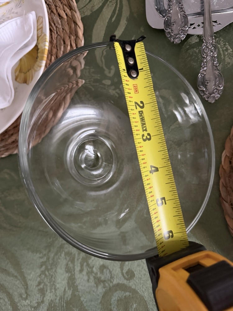 Clear Glass Dome Cover Pressed Glass Solid Glossy