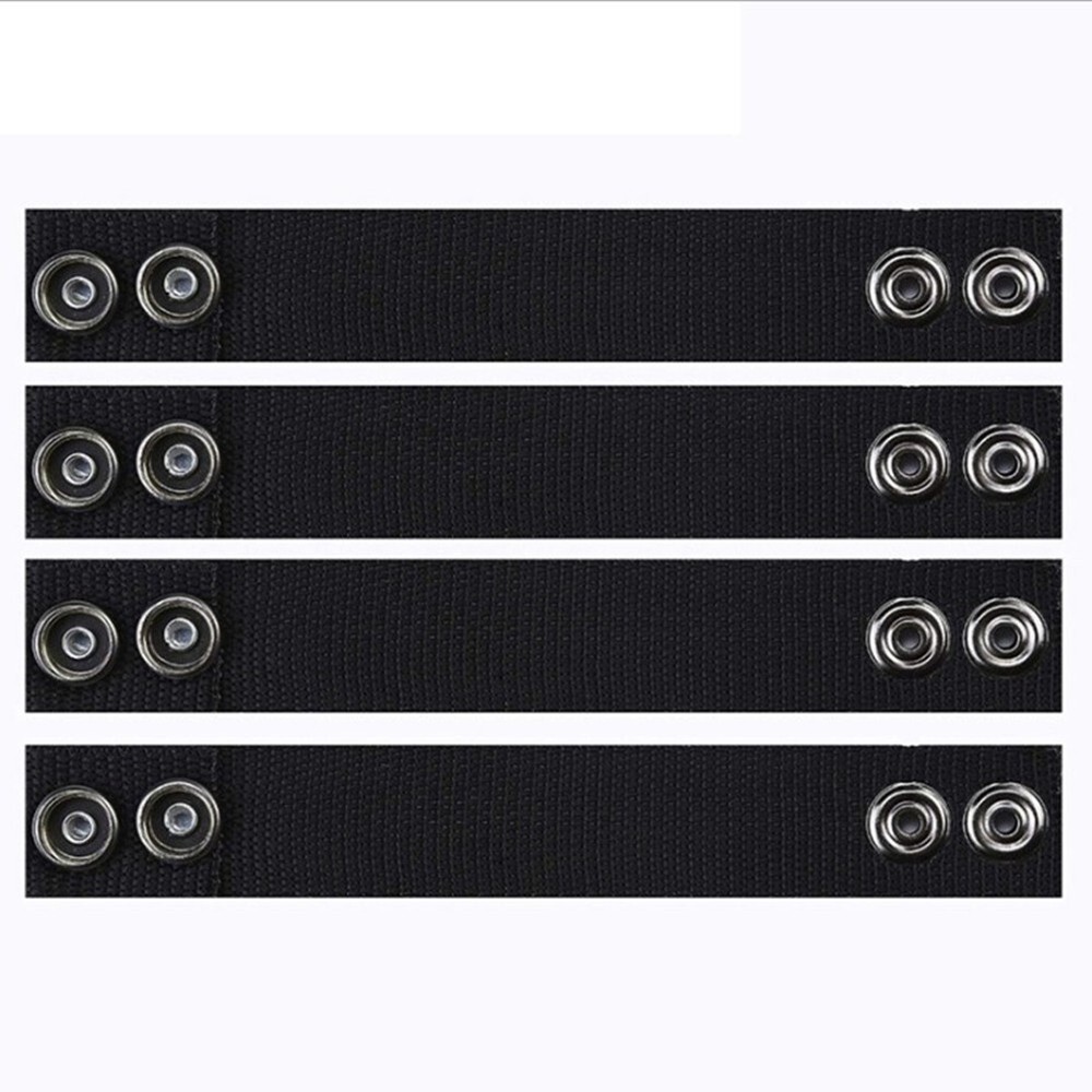 Tactical Buckle Belt Keeper 4 Adjustable Nylon Snaps for Belt Security