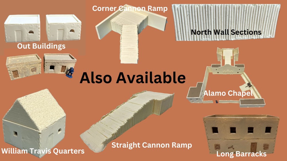 Compound Wall Main Gate and Doors 1/72 Scale (3pcs) Diorama, Gaming