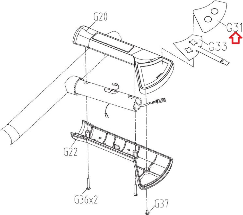 Matrix Retail Stepper Step Left Quick Key Overlay 1000430734