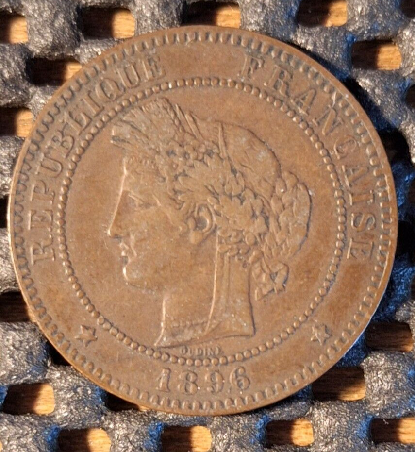 FRANCE 10 CENTIMES CÉRÈS 1896A