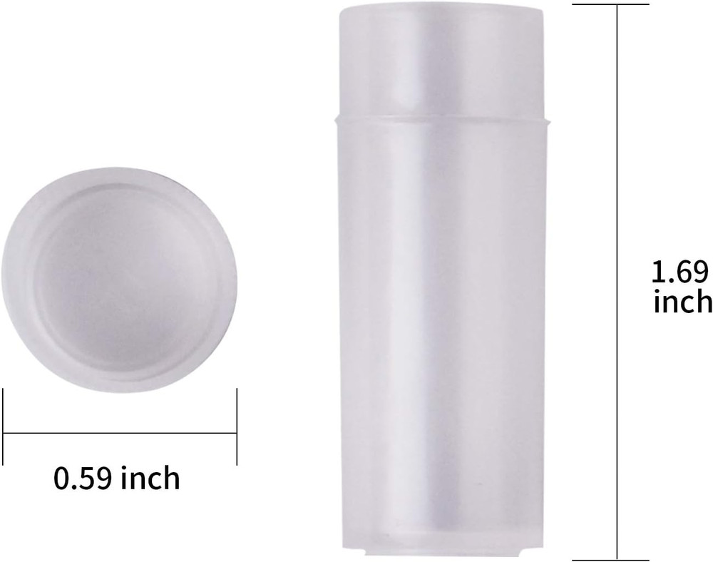 100Pcs 5ML Small Pill Plastic Containers Empty Pill Bottles Sample Bottles Vial
