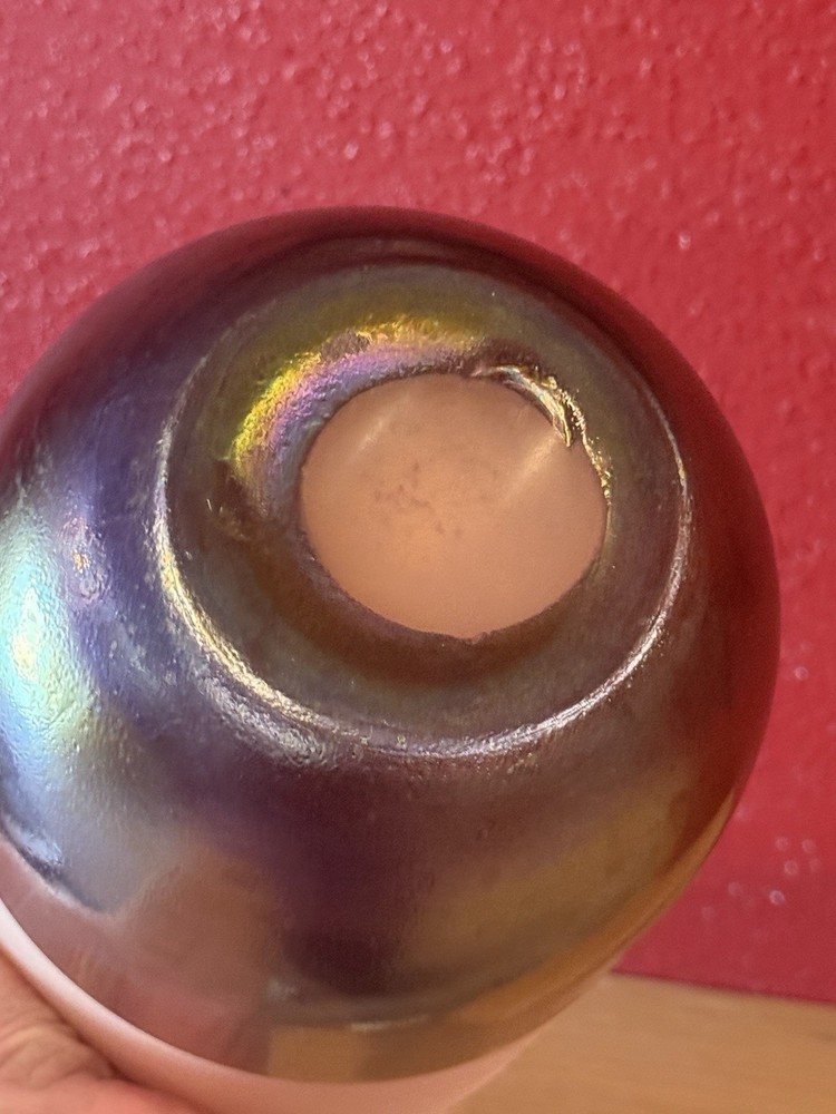 Plumrose Planter Vase Unmarked 7” Tall