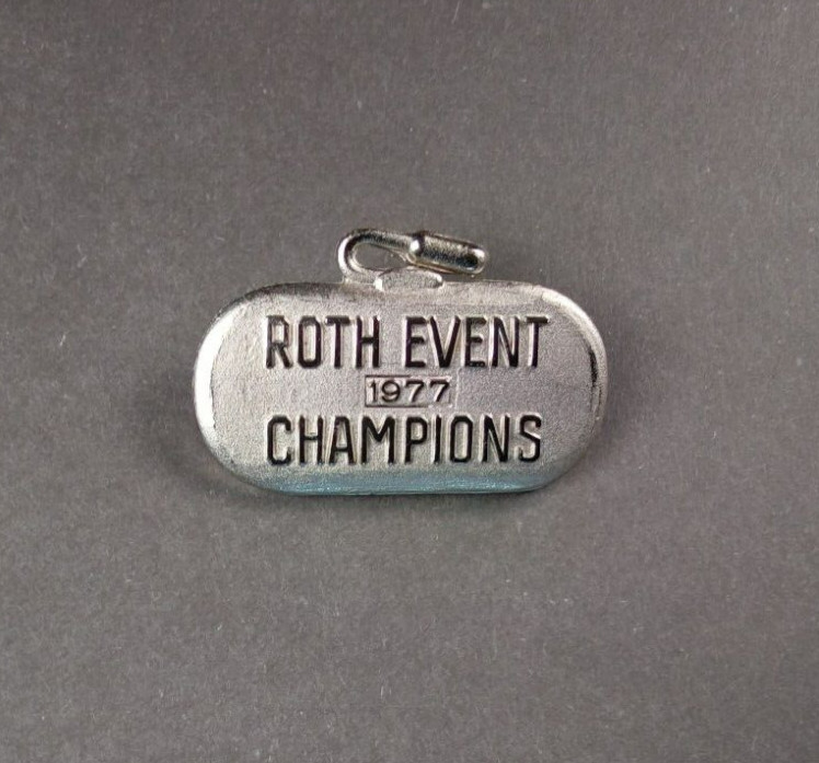 ROTH EVENT CHAMPIONS 1977 Curling Pin