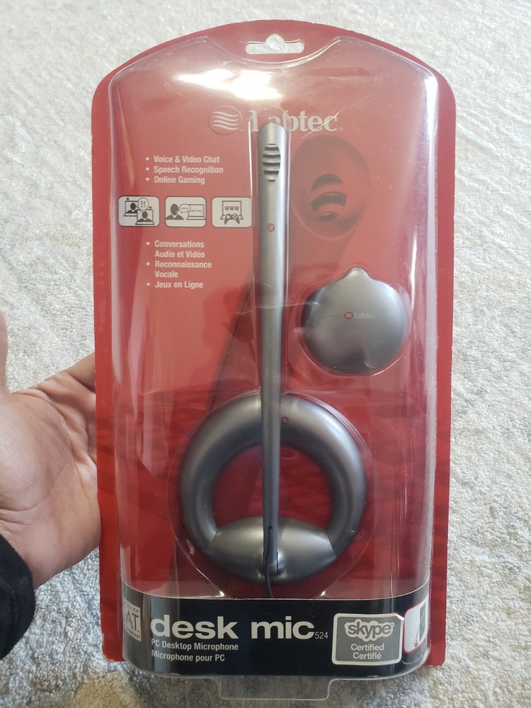 Labtec Desk Mic 524 Desktop Microphone - New