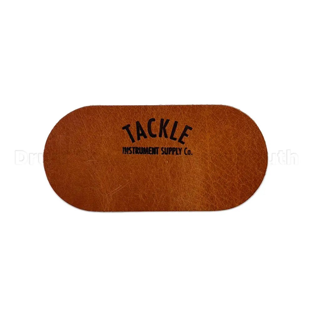Tackle Instrument Supply Leather Double Kick Pad, Saddle Tan