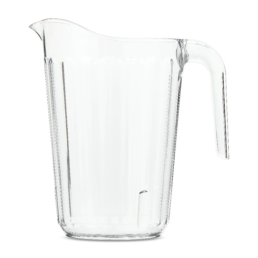 Clear Plastic Stackable Pitcher 60 Ounce Capacity for Kitchen and Dining