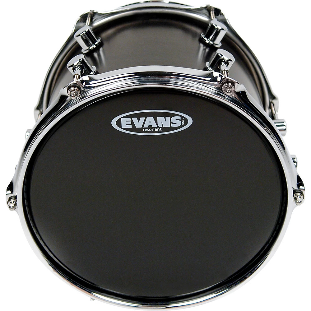 Evans Resonant Black Tom Drumhead 10 in.