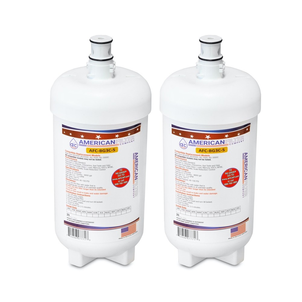 AFC® #AFC-BG3C-S, Compatible with Body Glove® BG-3000 Water Filter - 2 Pack