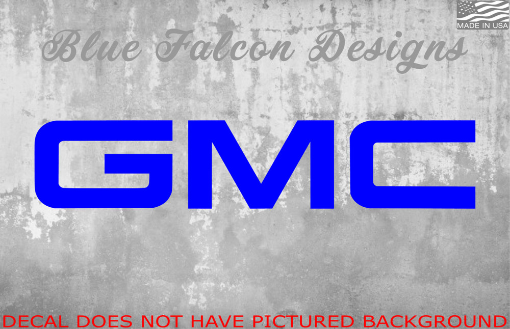 GMC Decal Sticker Vinyl