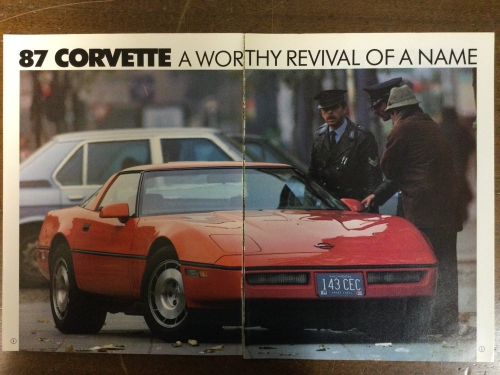 Misc 6727 Article 1987 Corvette Coupe & Convertible 12  page SUPER Article