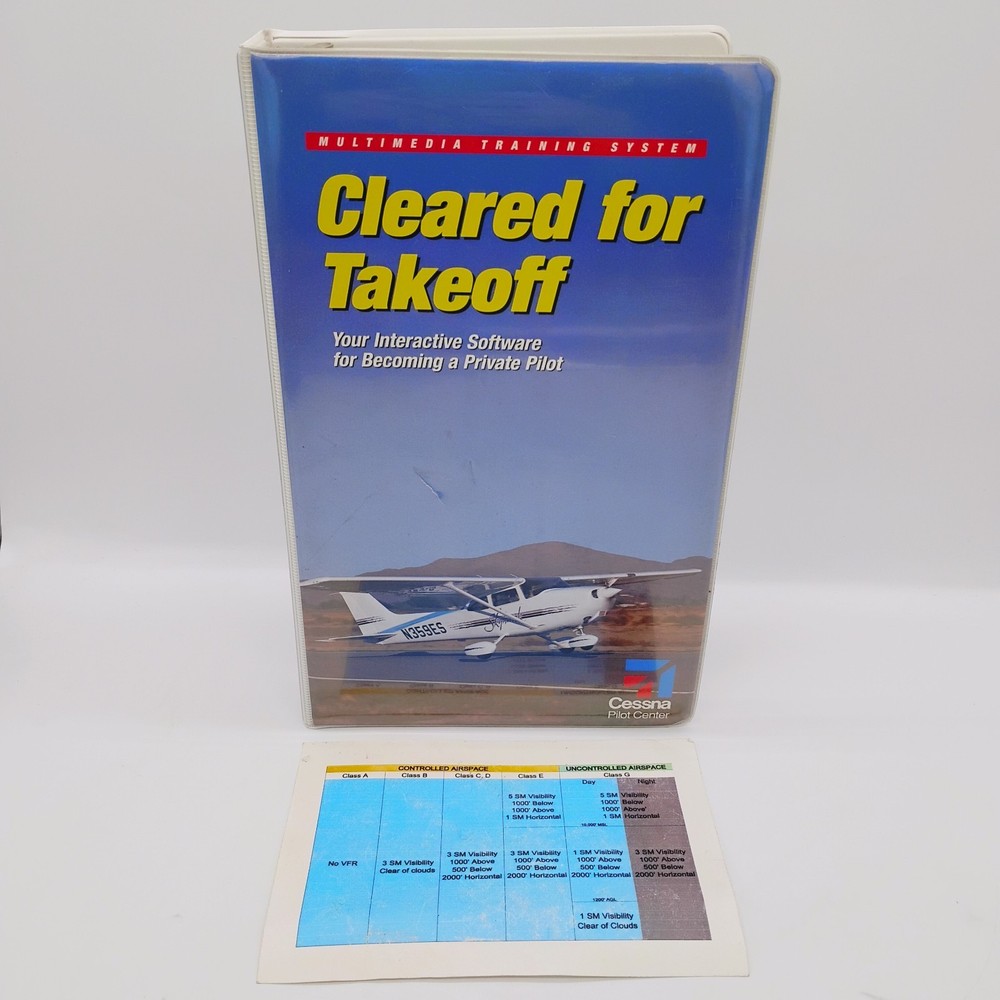 Cessna Private Pilot Cleared For Take Off Multimedia Training 29 Discs