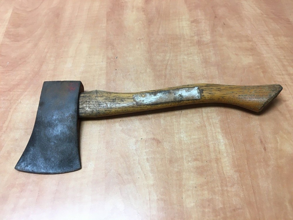 Vintage Single Bit Camp Axe Hatchet unbranded 2.25lbs & 14" long