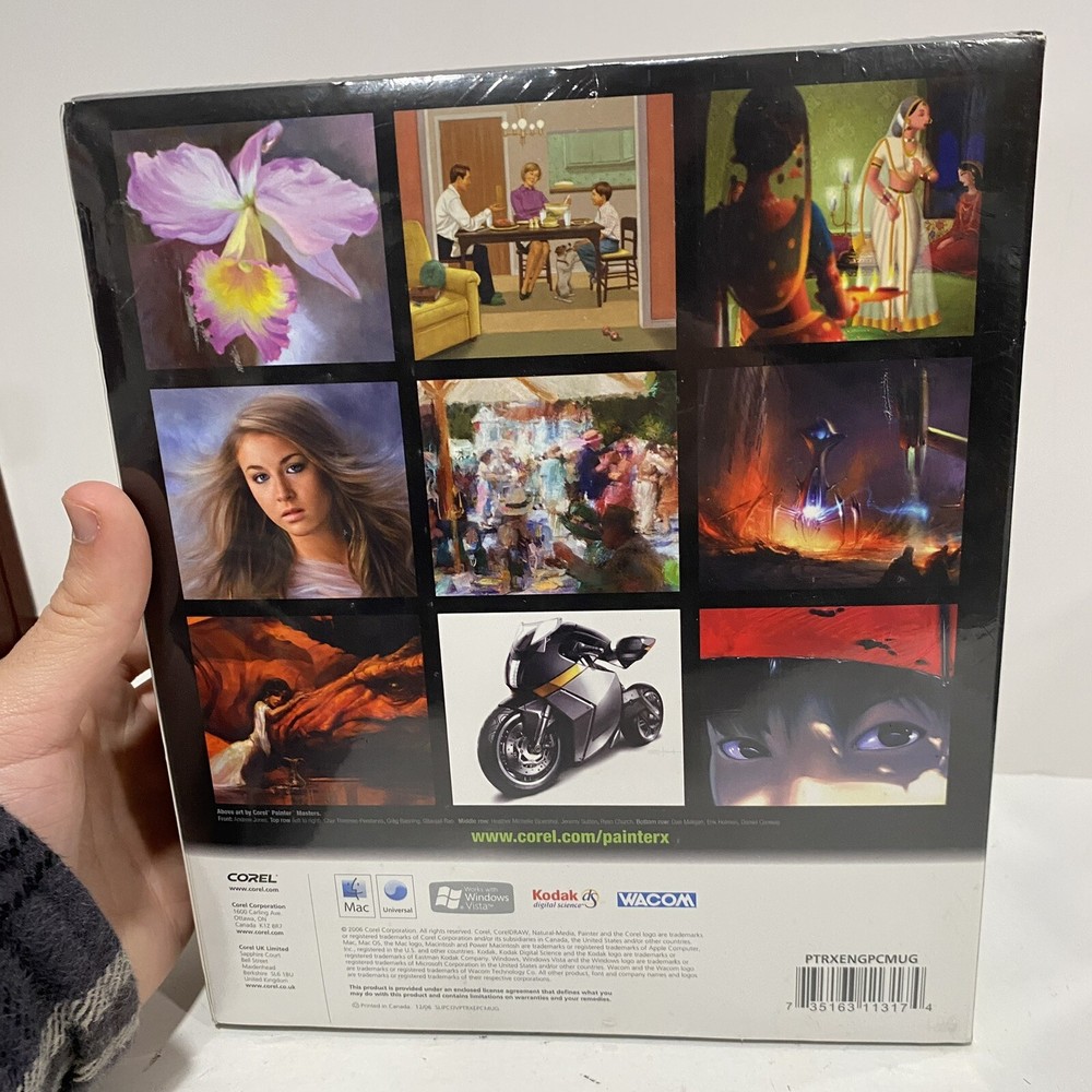 Corel Painter X Eng PC/Mac Education Edition DVD Case - UPGRADE