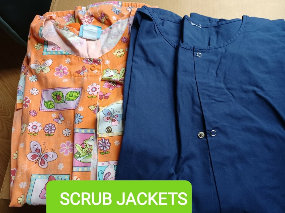 Scrub jackets and pants