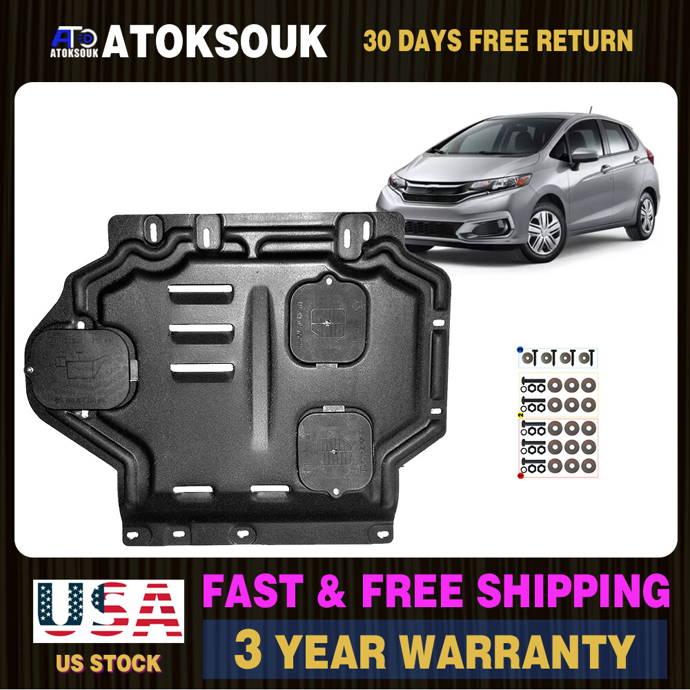 For Honda Fit 2008-2019 Front Engine Splash Shield Engine Cover Case Guard