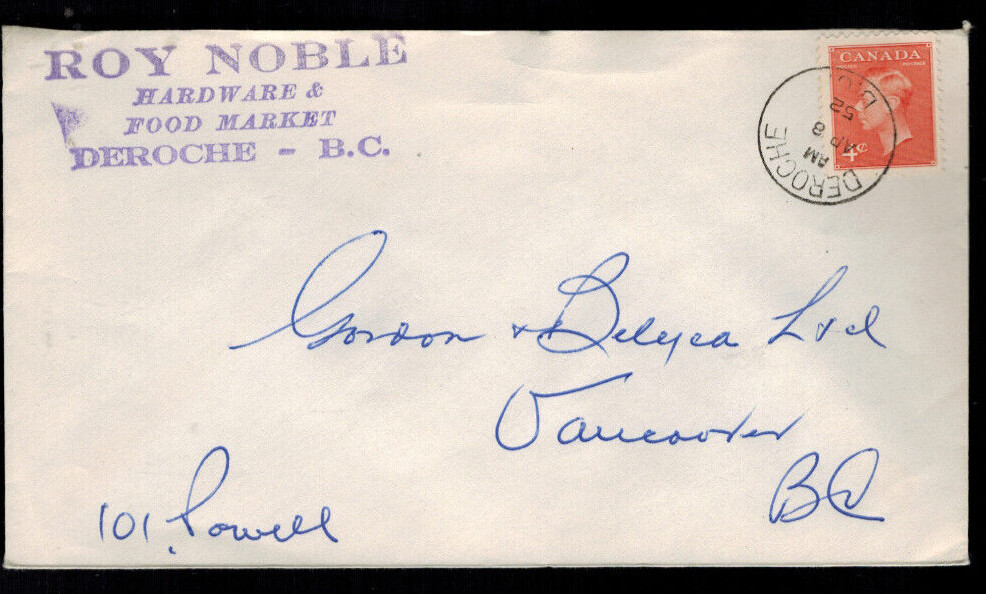A-1930**Canada 1952 *Deroche*, British Columbia