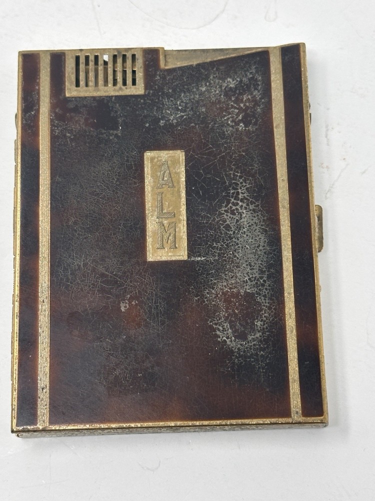 RONSON VINTAGE ART DECO LIGHTER & CASE