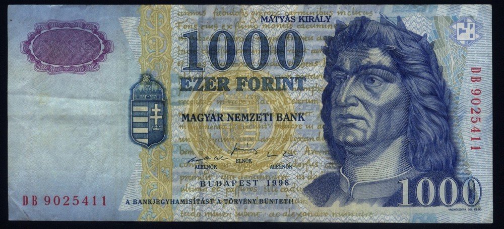 Hungary 1000 forint 1998