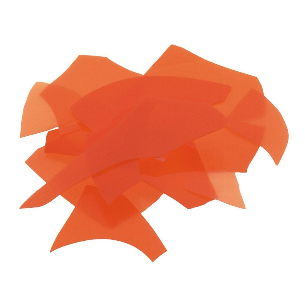 Bullseye Confetti 4OZ. Orange 90 COE.